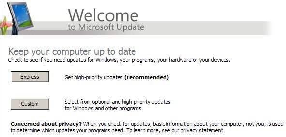 Microsoft Update for Windows